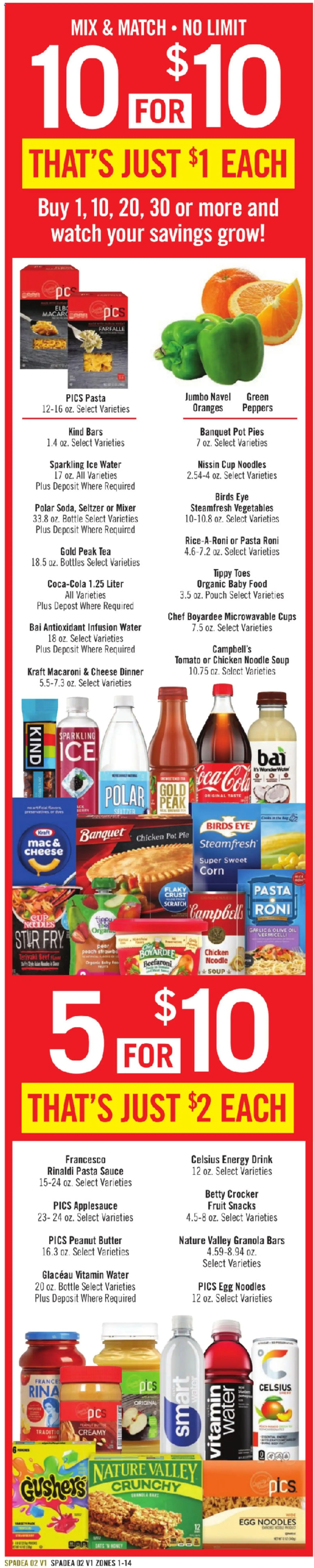Price Chopper Weekly Ad - valid from 09/20/2026 | Page: 8 | Products: Oil, Noodles, Water, Peanut butter
