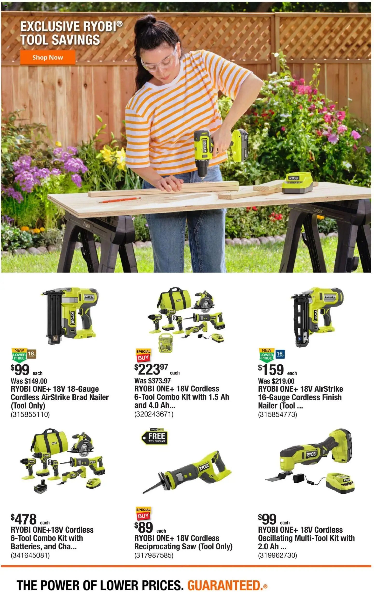Home Depot Weekly Ad - valid from 07/09/2026 | Page: 6 | Products: Saw, Reciprocating Saw