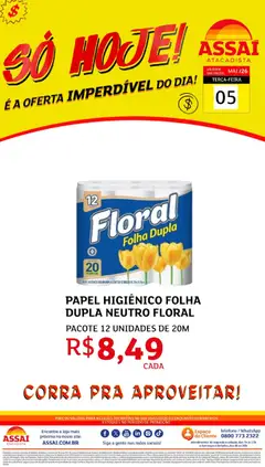 Assaí Atacadista ofertas - TO - Pré-Visualização do folheto da loja Assaí Atacadista, válido de 05.05.2026