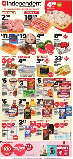 Preview of Independent Grocer weekly flyer / circulaire from shop Independent Grocer valid from Aug 20, 2026 | Page: 1