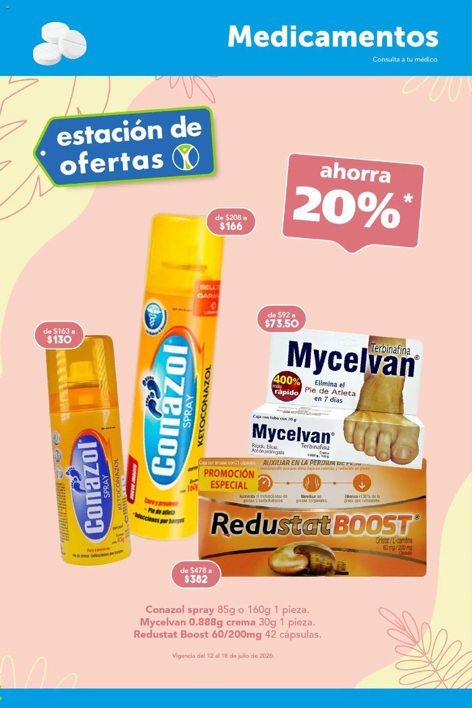 Nuevas ofertas de Farmacia San Pablo válidas en toda la República Mexicana desde el 12/07/2026. ¡Encuentra las mejores ofertas en Farmacia San Pablo catálogo! | Página: 3 | Productos: Crema, Caja
