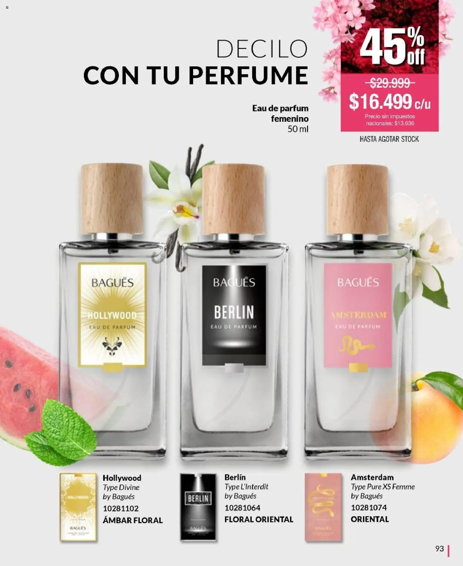 Bagués catálogo │ válido desde el 21/09/2026 | Página: 93 | Productos: Perfume, Puré