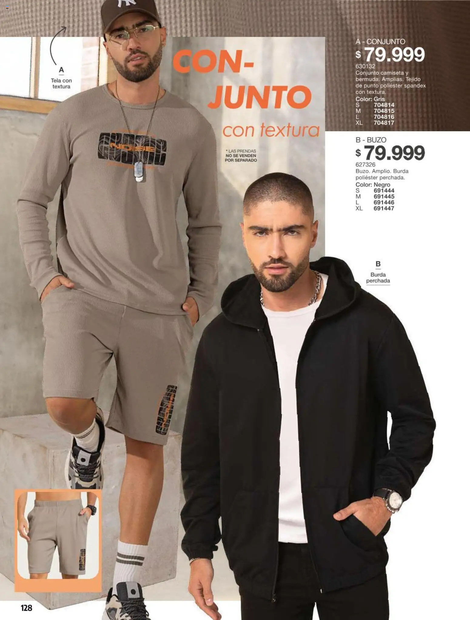 Carmel revista - valida desde el 11/08/2026 | Página: 128 | Productos: Buzo, Camiseta, Conjunto