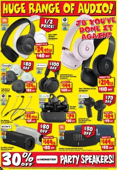 Preview of JB Hi-Fi catalogue - valid from 10/09/2026 | Page: 8 | Products: Bluetooth speaker, Audio, Headphones, Wireless headphones