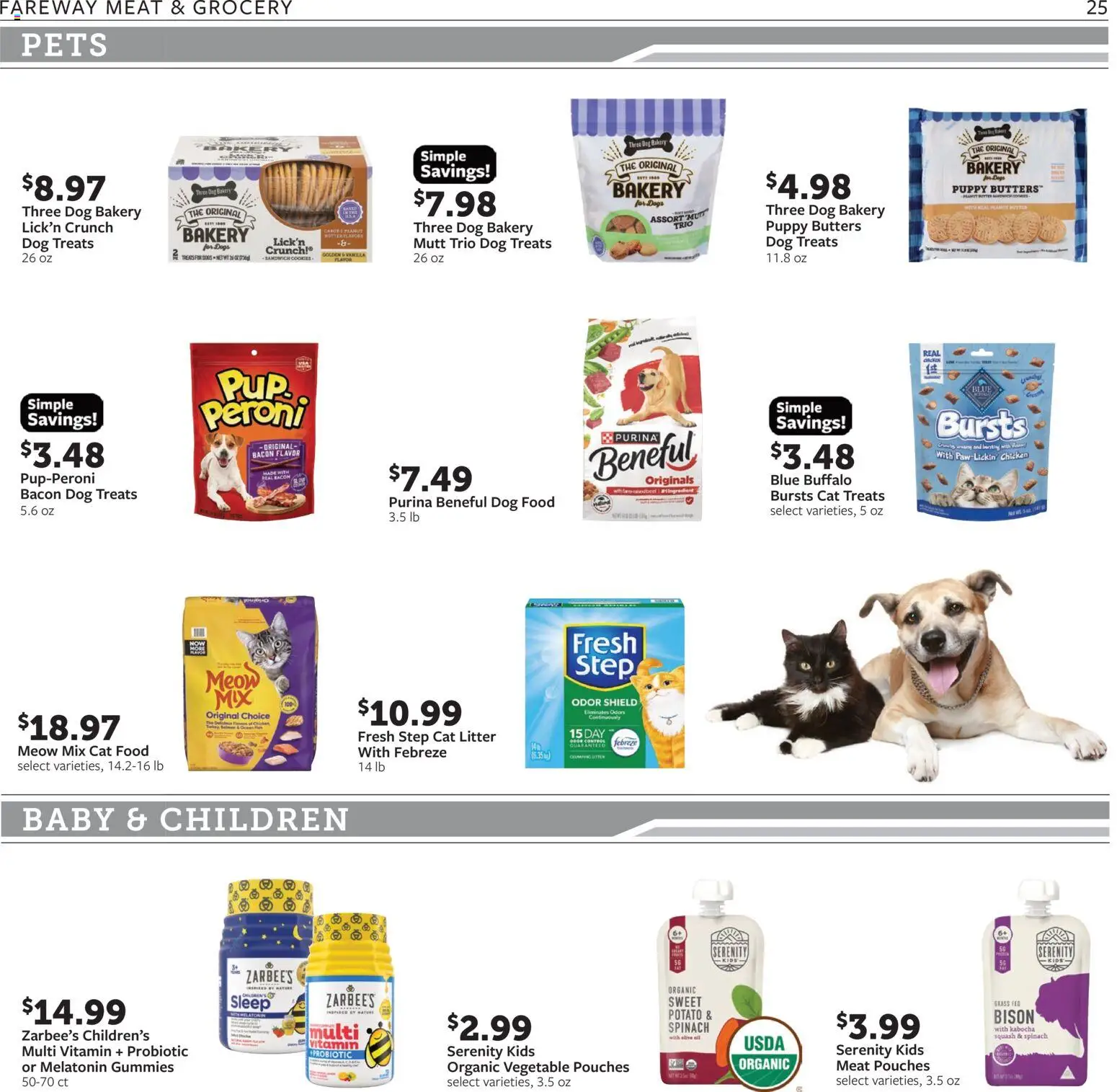 Fareway Weekly Ad - valid from 08/31/2026 | Page: 25 | Products: Vitamin, Dog Treats, Chicken, Cookies
