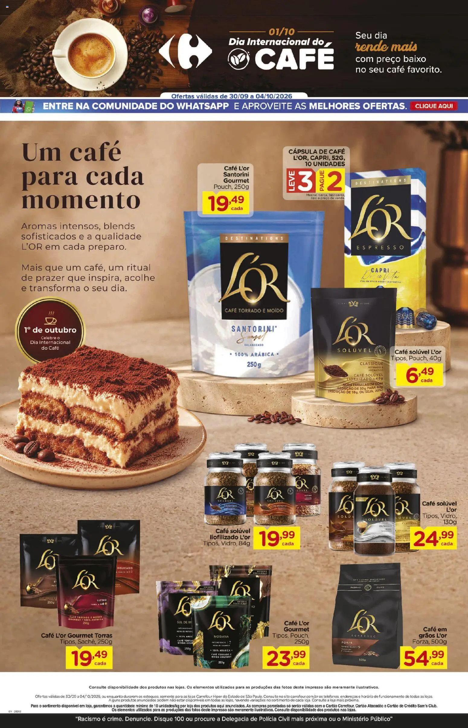 Carrefour Folheto - válido de 30/09/2026 | Página: 2 | Produtos: Cápsula de café, Café, Baixo, Café solúvel