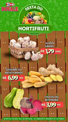 Dovale ofertas Hortifruti - Pré-Visualização do folheto da loja Dovale, válido de 26/06/2026
