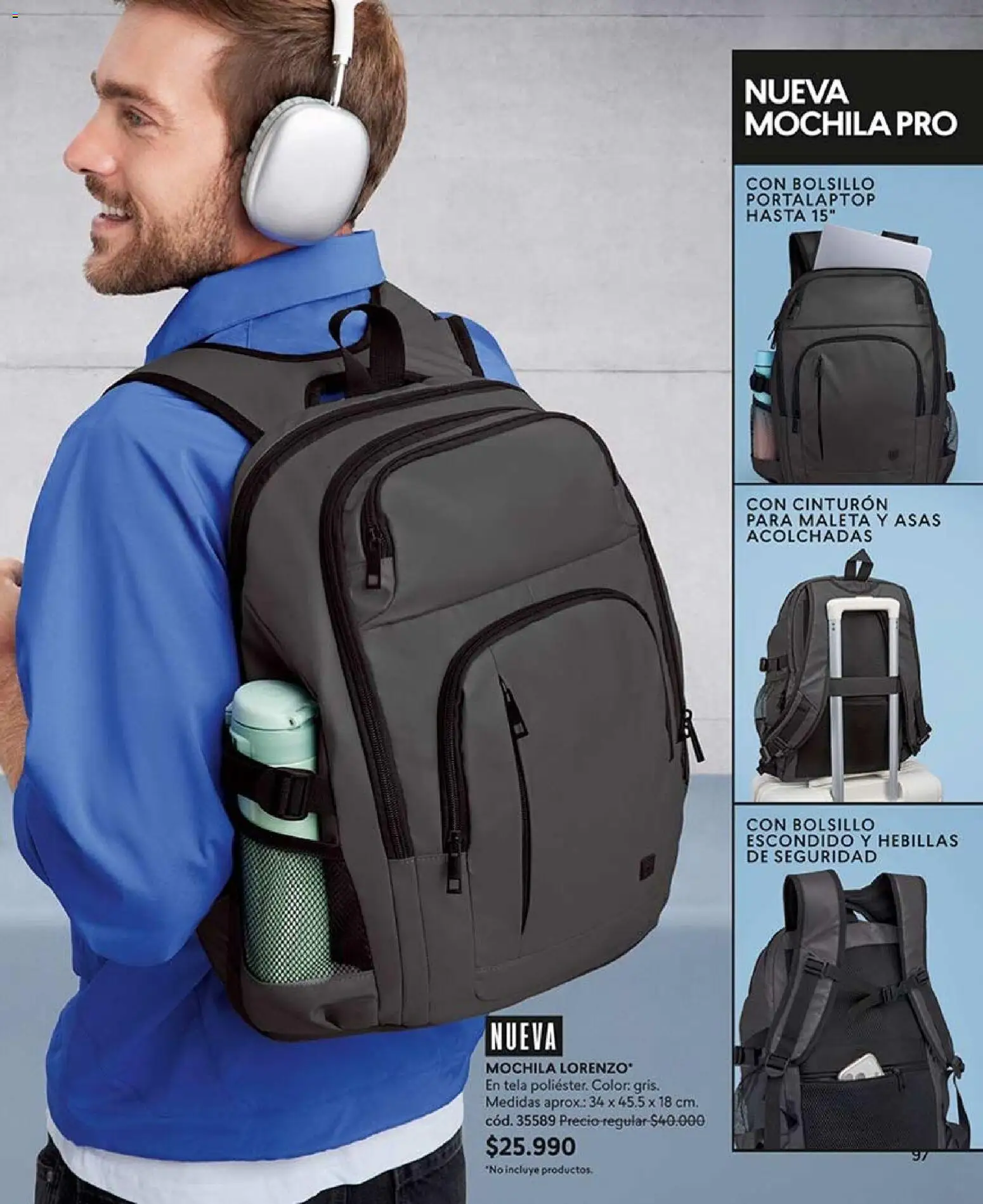 Catálogo CyZone Campaña 12 │ válido desde el 06.07.2026 | Página: 101 | Productos: Mochila, Maleta, Cinturón