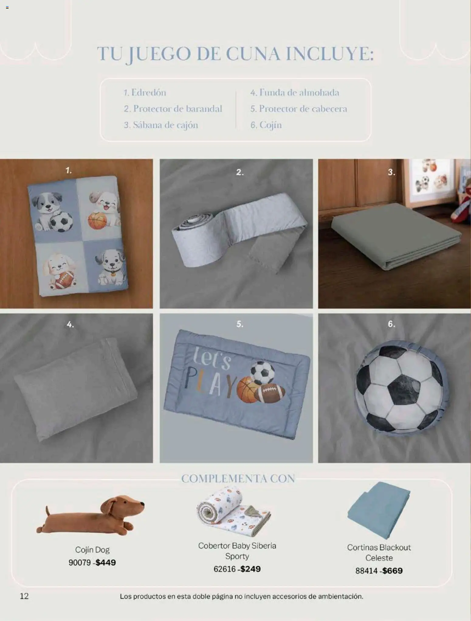 Nuevas ofertas de Vianney válidas en toda la República Mexicana desde el 17/08/2026. ¡Encuentra las mejores ofertas en Vianney catálogo Bebé! | Página: 14 | Productos: Cabecera, Funda de almohada, Cuna, Cortinas
