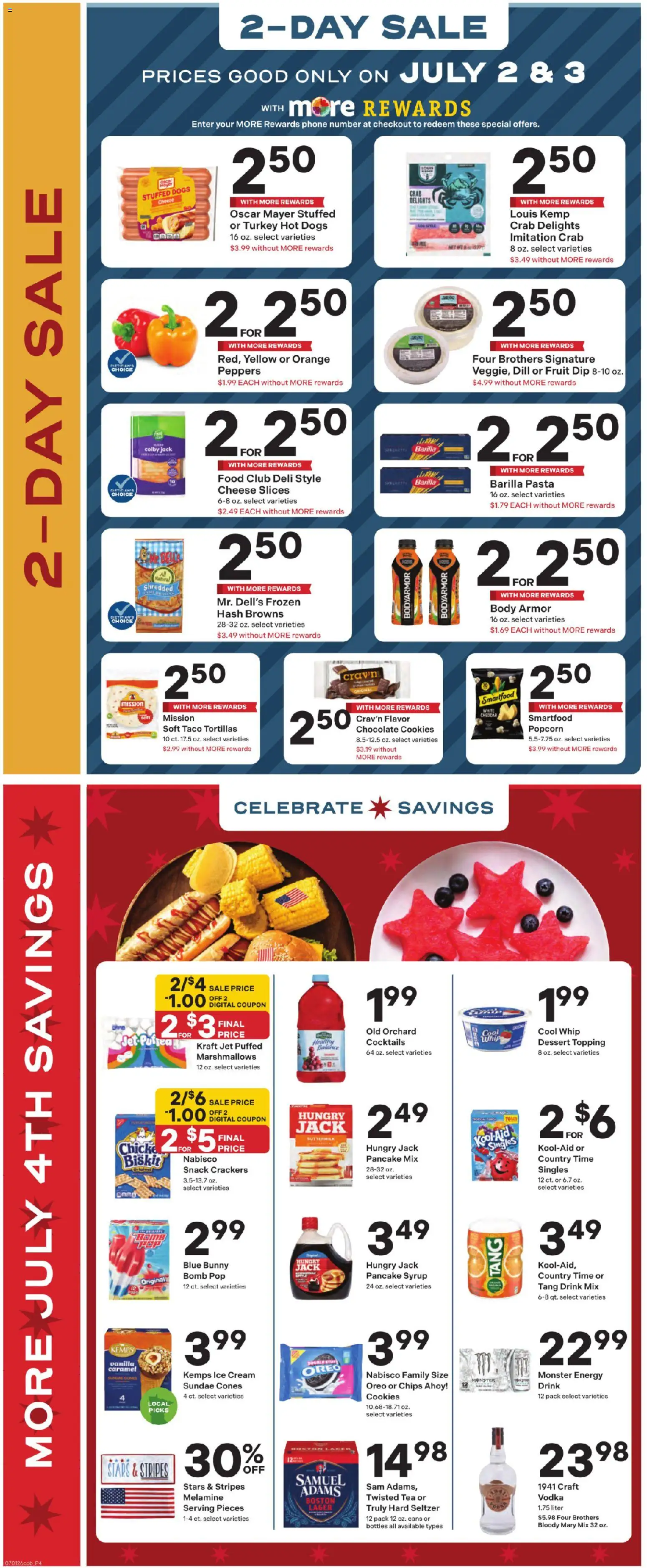 Coborn's Weekly Ad - valid from 07/01/2026 | Page: 4 | Products: Tea, Pasta, Dill, Phone