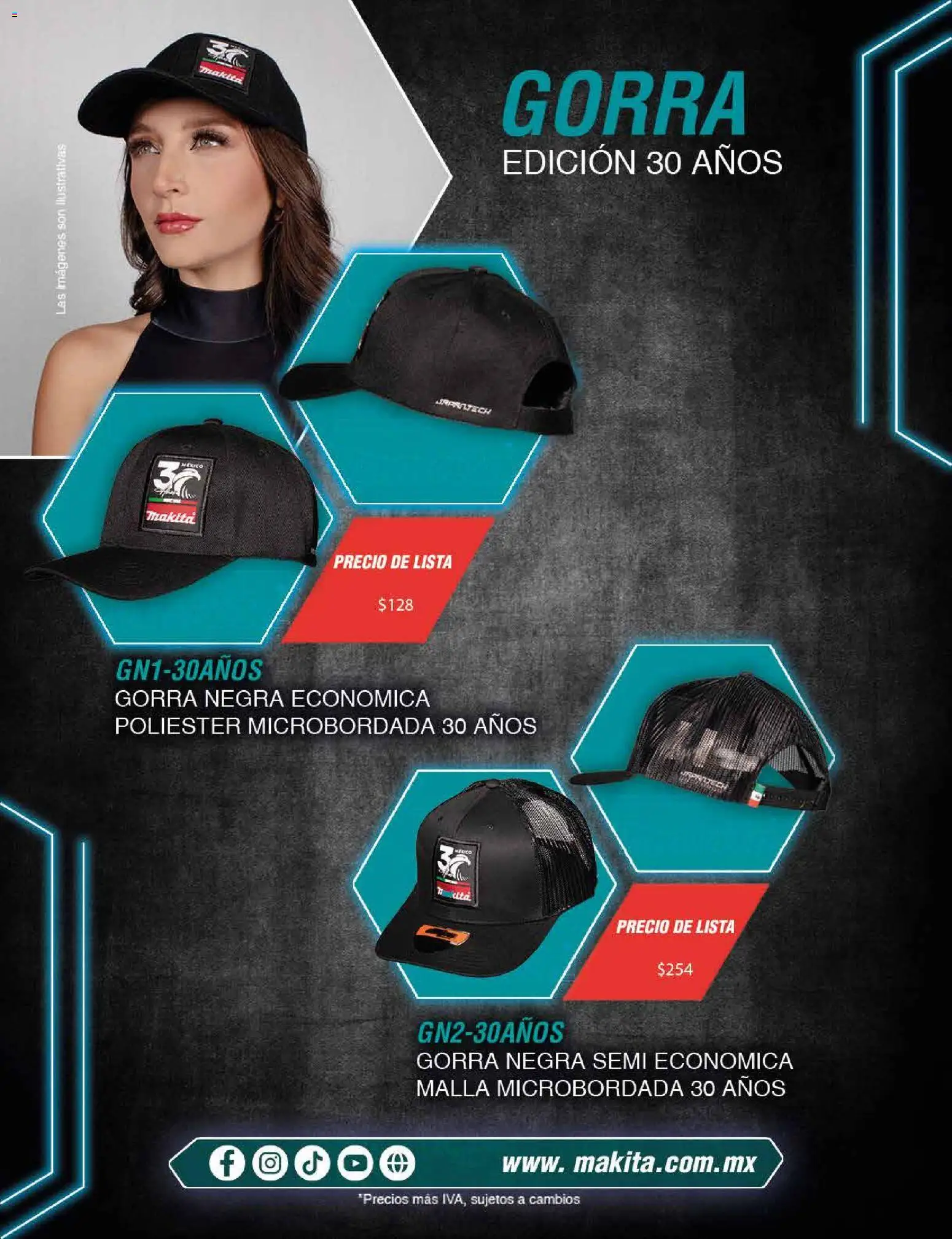 Nuevas ofertas de Makita válidas en toda la República Mexicana desde el 18/02/2026. ¡Encuentra las mejores ofertas en Makita catálogo Publicidad! | Página: 8 | Productos: Gorra, Malla
