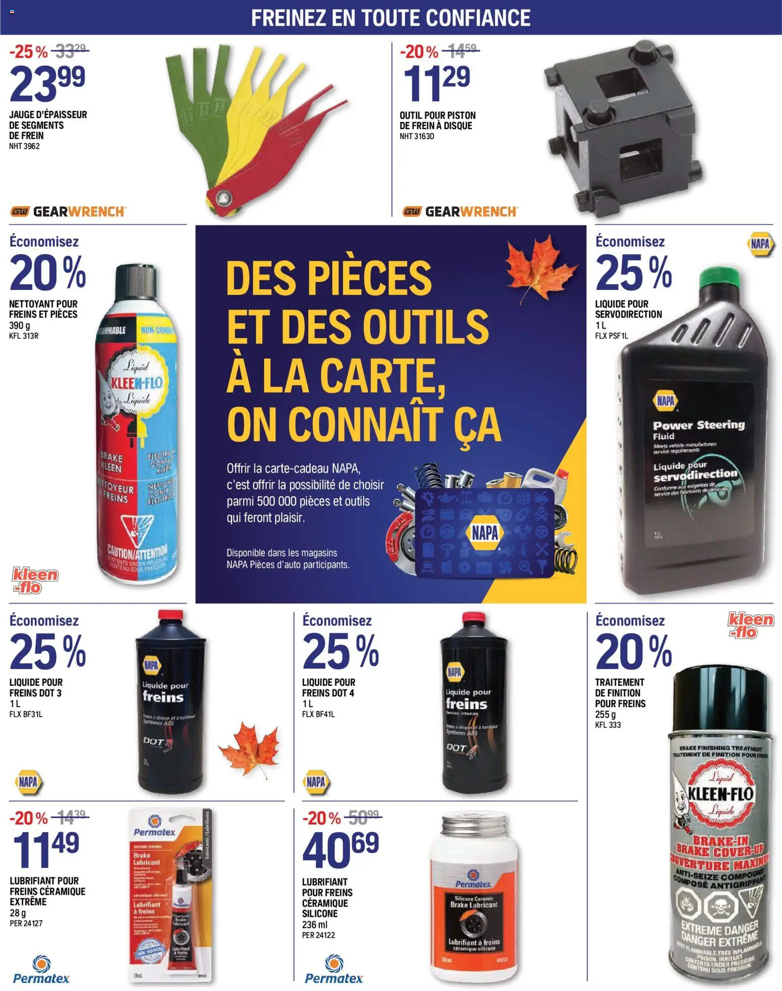 NAPA Auto Parts flyer valid from Oct 1, 2026 | Page: 6 | Products: Lubricant