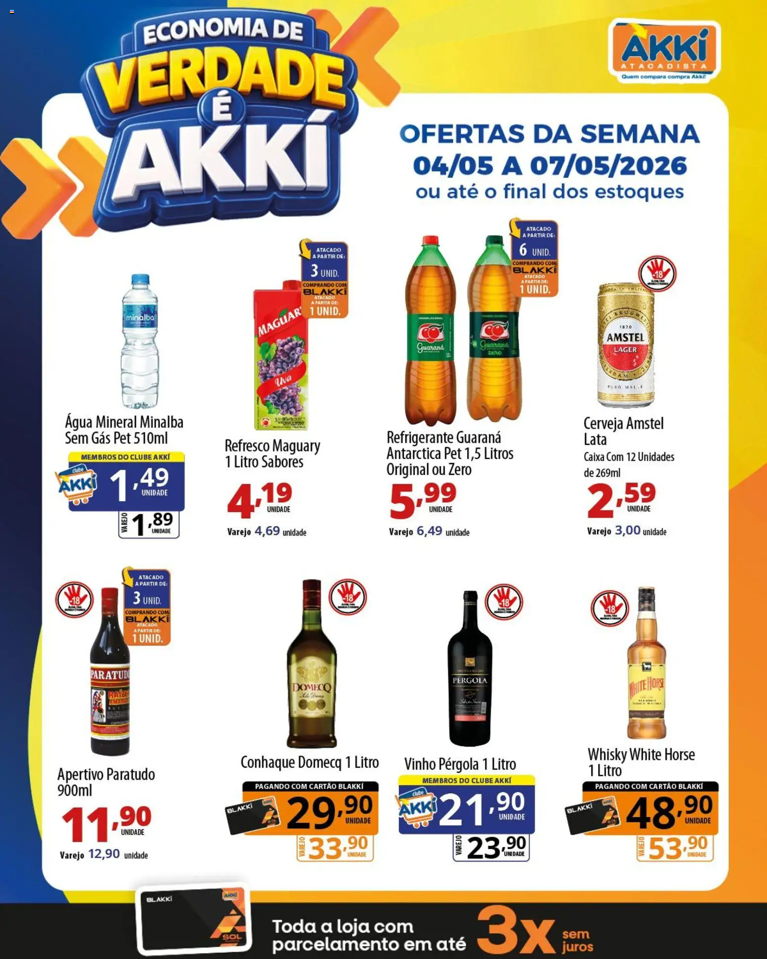 Akki Atacadista ofertas Semanal de 04/05/2026 ? Não perca as melhores promoções! | Brasil