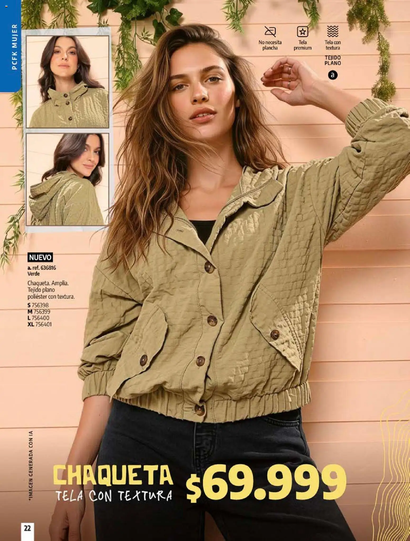 Pacifika revista - valida desde el 18/10/2026 | Página: 22 | Productos: Plancha, Chaqueta