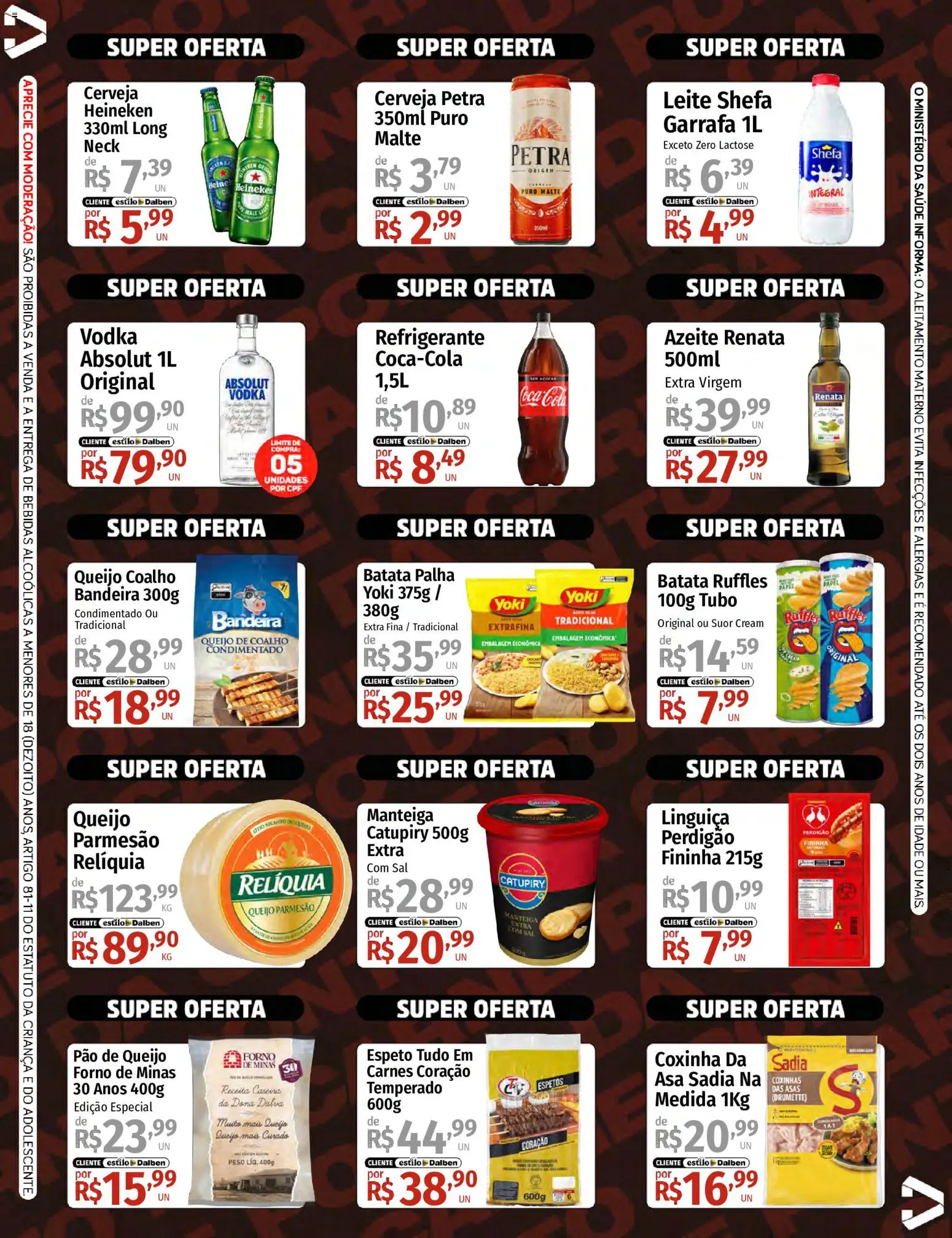 Supermercado Dalben Folheto - válido de 17.06.2026 | Página: 2 | Produtos: Forno, Heineken, Vodka, Sal