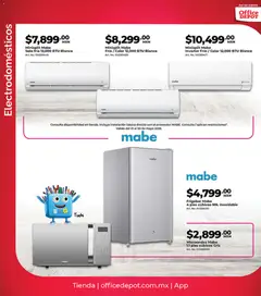 Vista previa de Office Depot catálogo, nuevo folleto de la tienda, válido en México a partir del 01.05.2026 | Página: 26 | Productos: Frigobar, Microondas