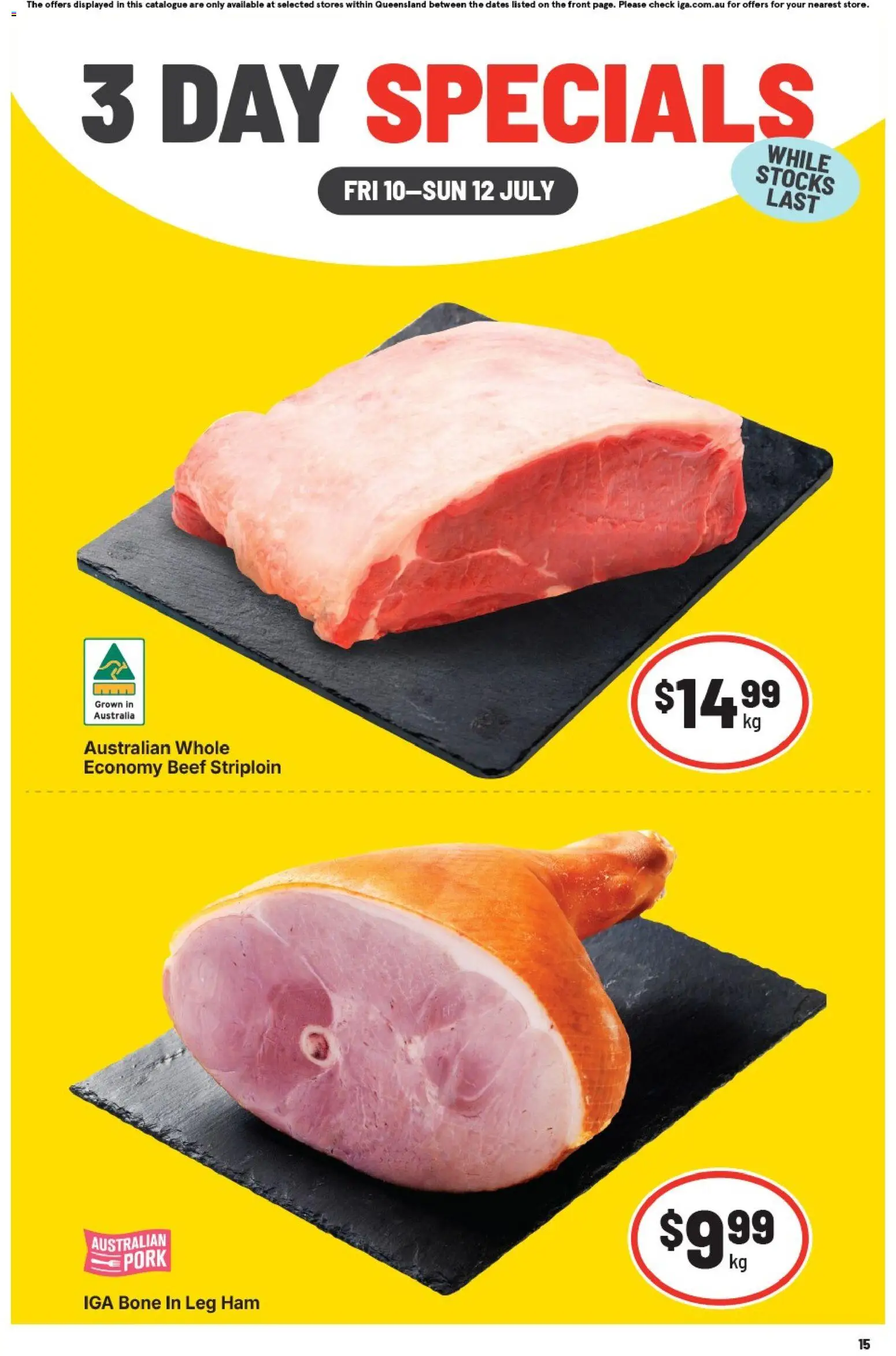 IGA 3 Day Specials Supermarkets Deals QLD July 2026