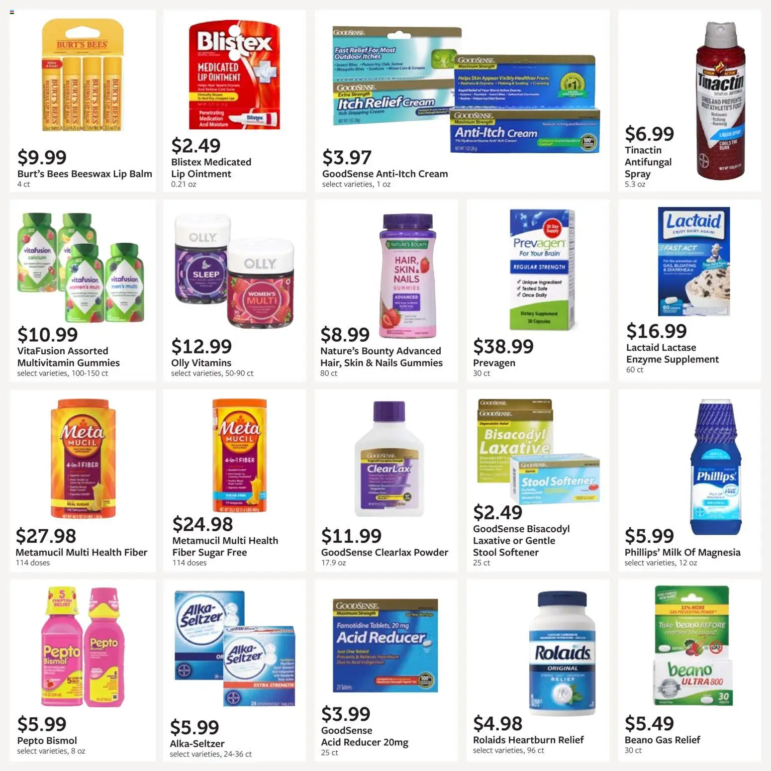 Fareway Monthly Ad - valid from 09/28/2026 | Page: 34 | Products: Multivitamin, Milk, Sugar, Tablet