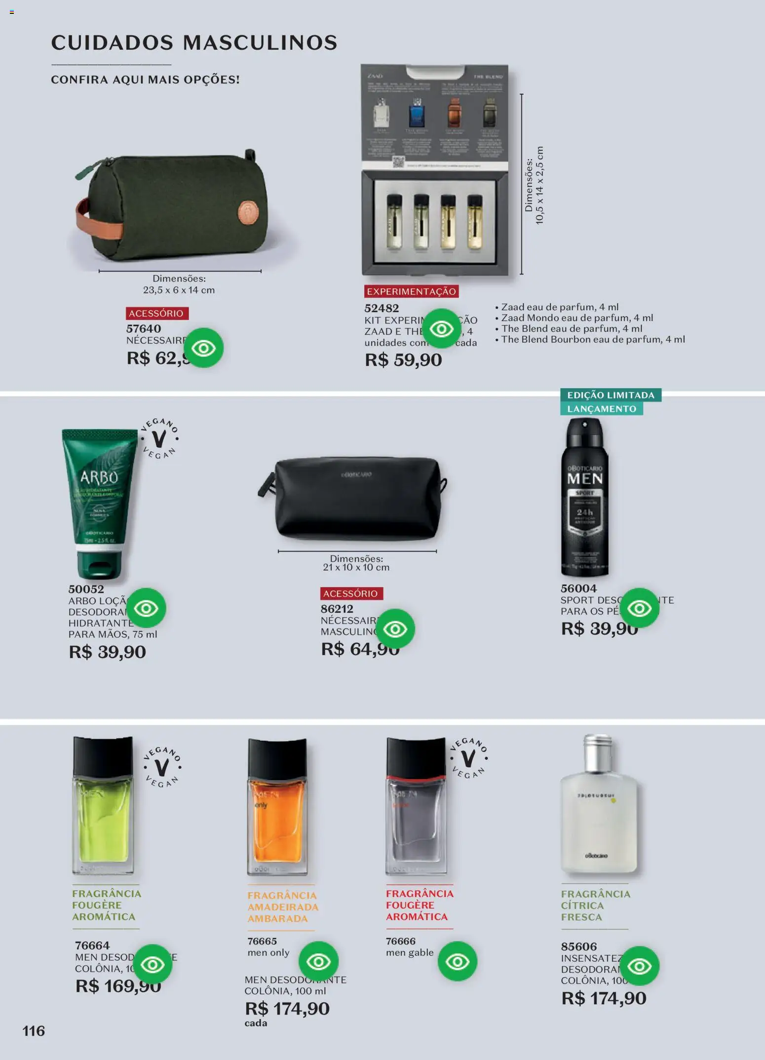 O Boticário Folheto - válido de 10/08/2026 | Página: 120 | Produtos: Fragrância, Desodorante, Necessaire, Bourbon