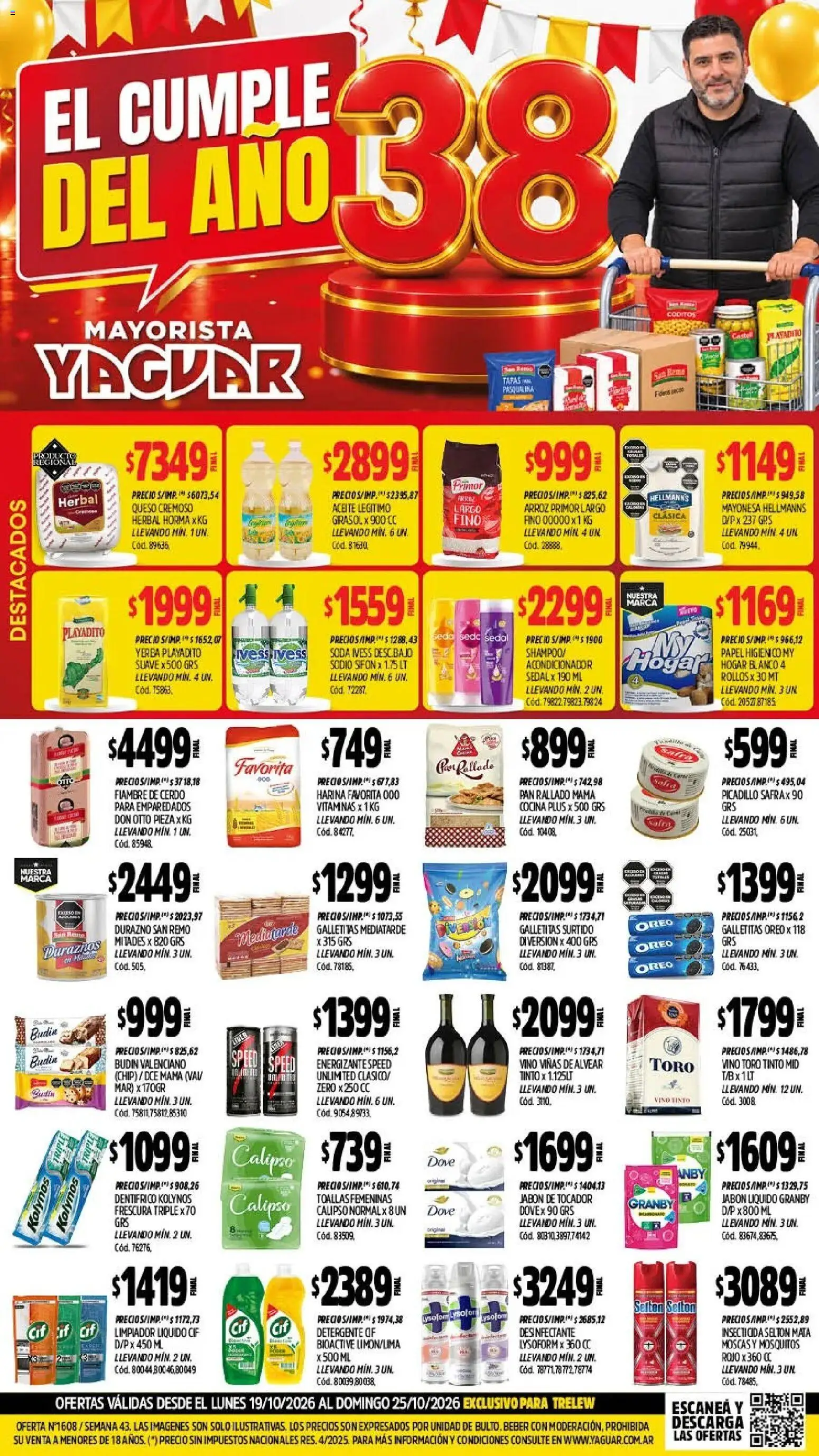 Yaguar - Oferta Semanal Trelew │ válido desde el 19/10/2026 | Página: 1