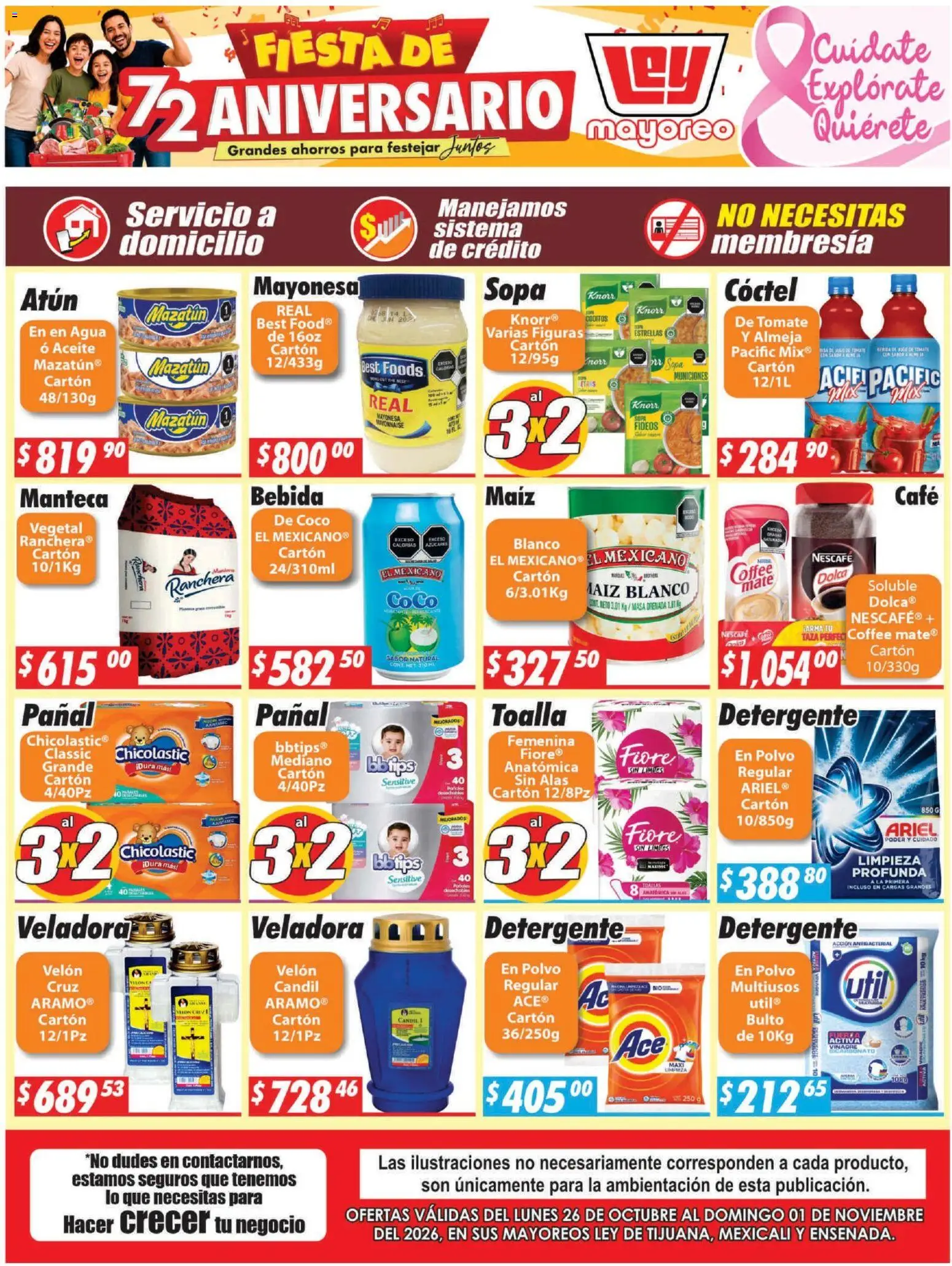 Nuevas ofertas de Casa Ley válidas en toda la República Mexicana desde el 26/10/2026. ¡Encuentra las mejores ofertas en Casa Ley folleto Frontera! | Página: 2
