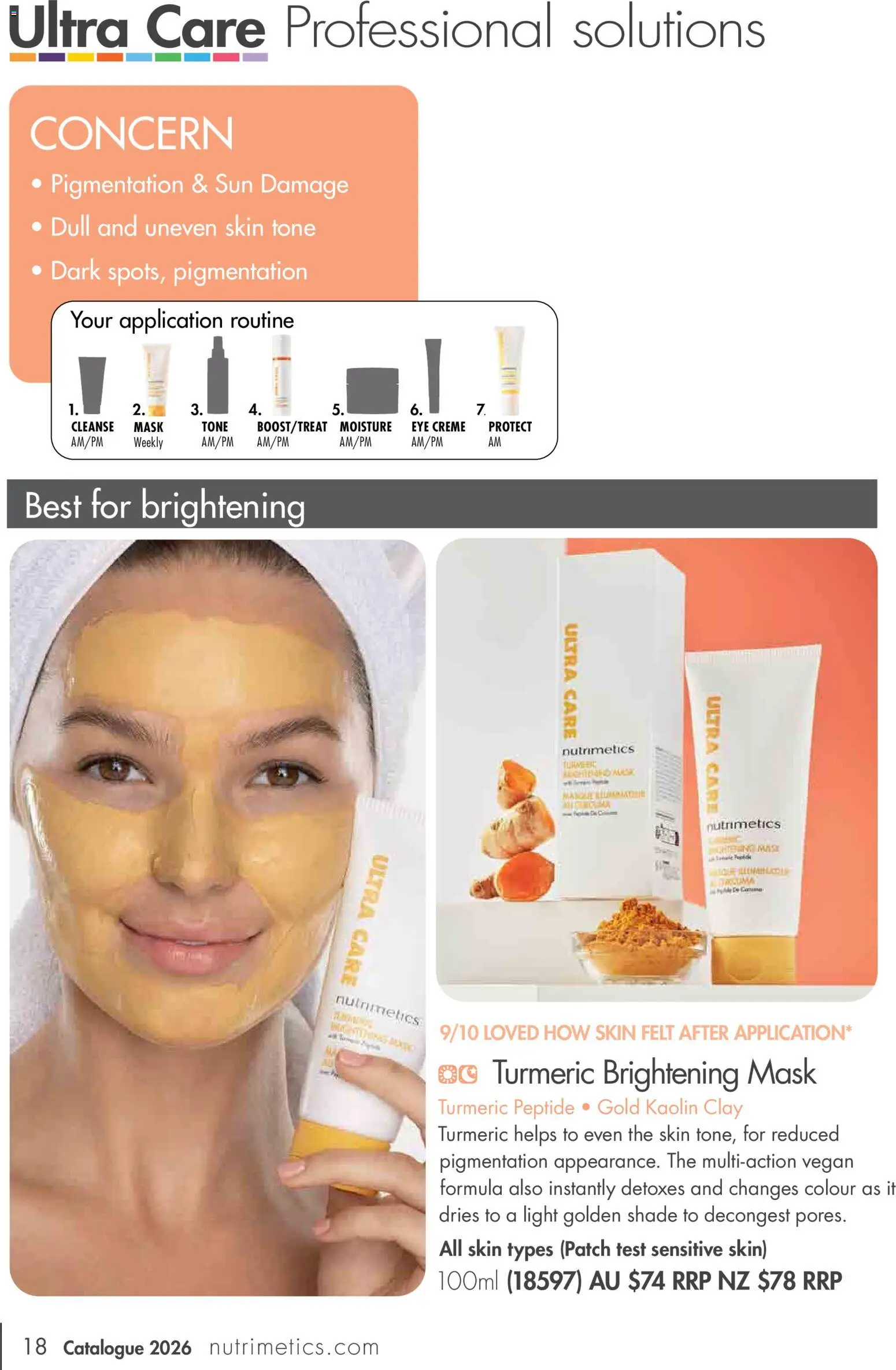 Nutrimetics catalogue - valid from 01/01/2026 | Page: 18 | Products: Light, Mask, Clay, Sensitive skin