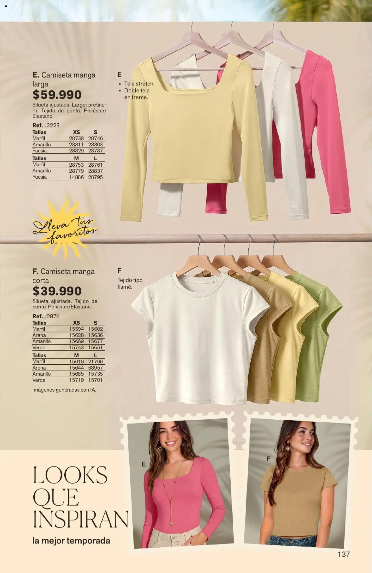 Leonisa revista - valida desde el 04/08/2026 | Página: 137 | Productos: Camiseta