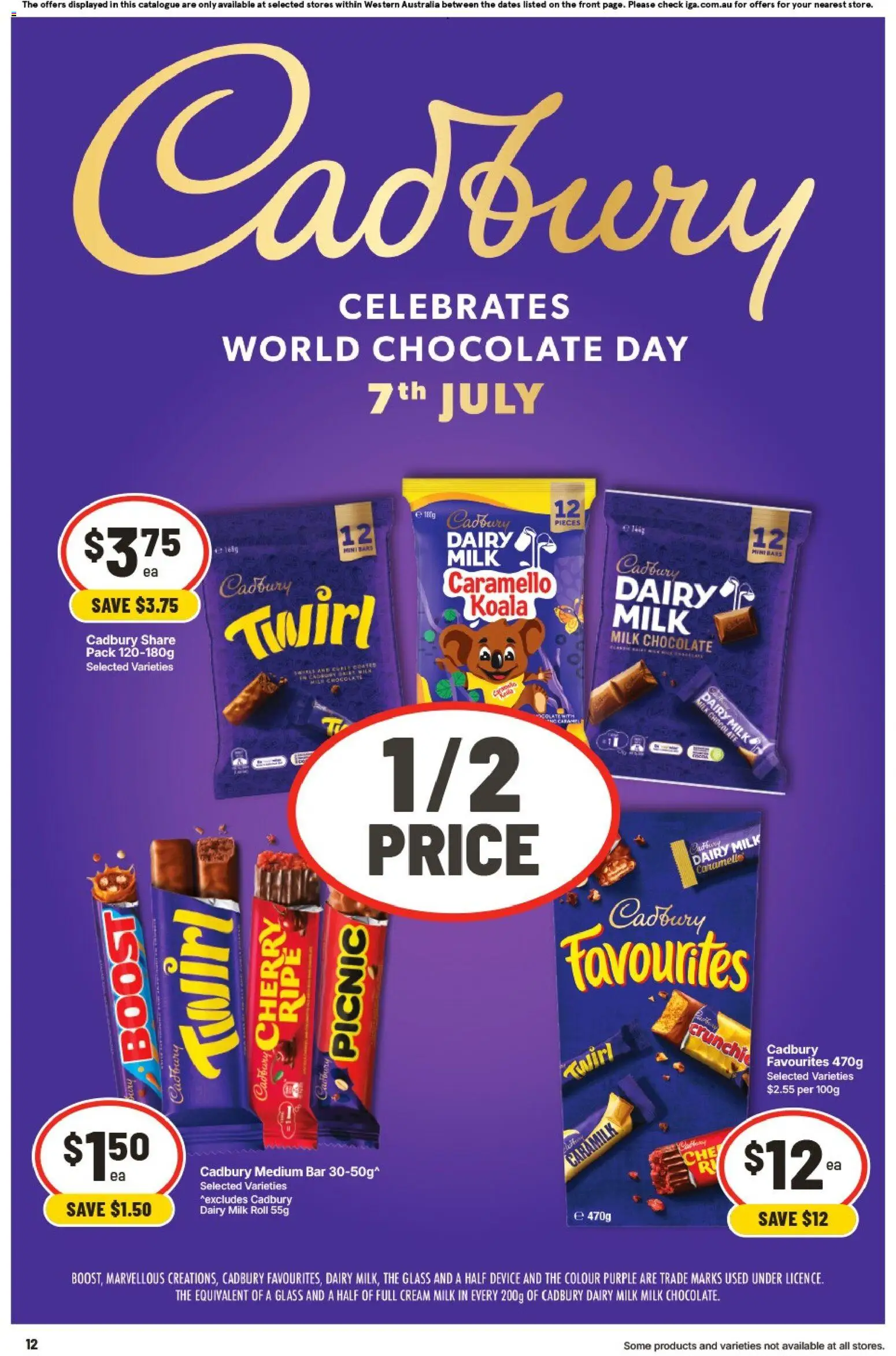 IGA catalogue - valid from 01/07/2026 | Page: 12 | Products: Milk, Dairy, Cream, Device