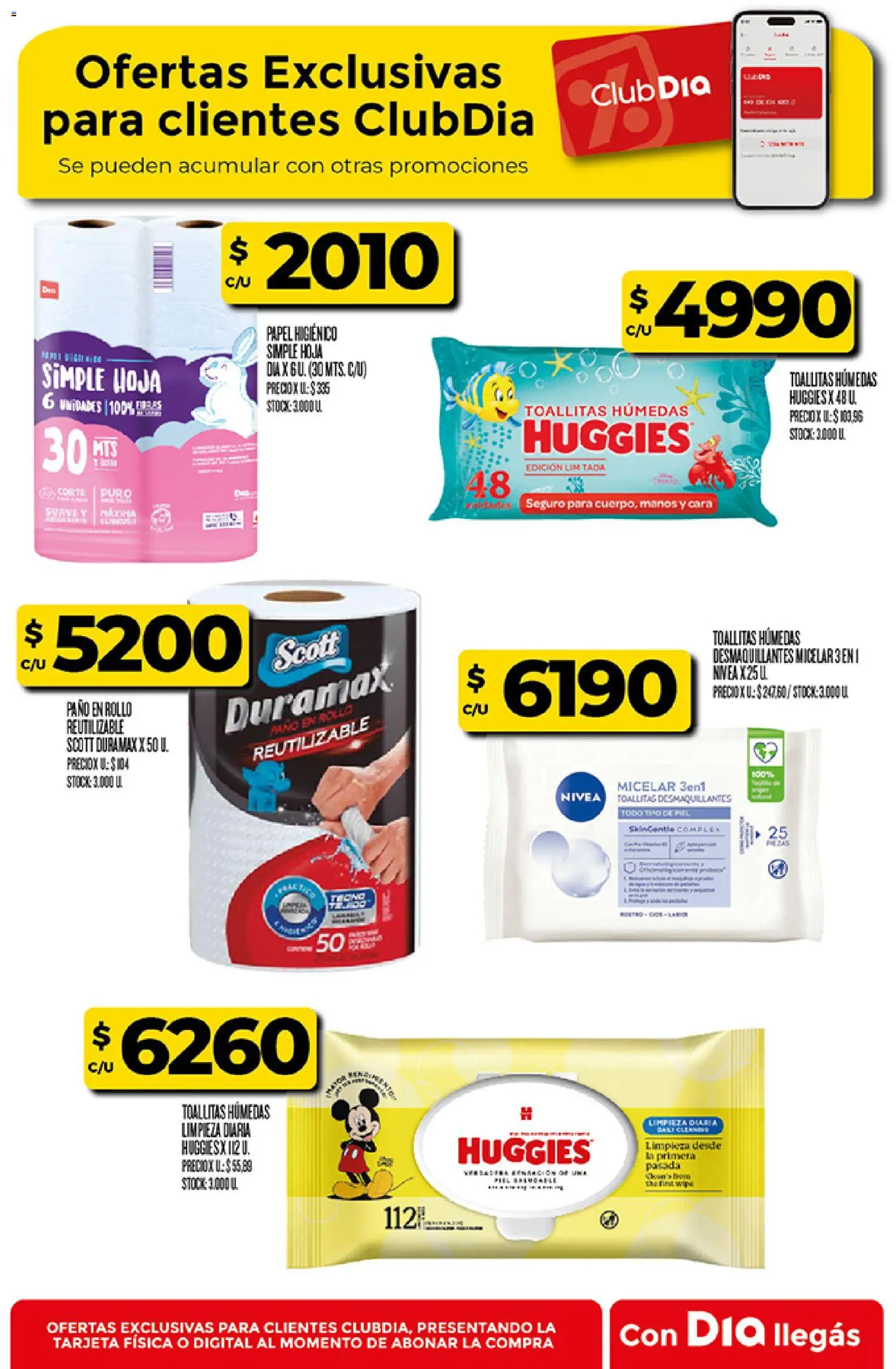 Supermercado DIA Ofertas │ válido desde el 01/09/2026 | Página: 21 | Productos: Papel higiénico, Toallitas húmedas