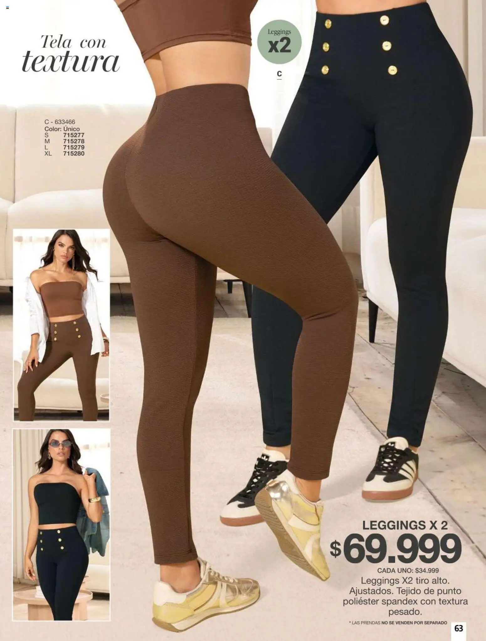 Carmel revista - valida desde el 11/08/2026 | Página: 63 | Productos: Leggings