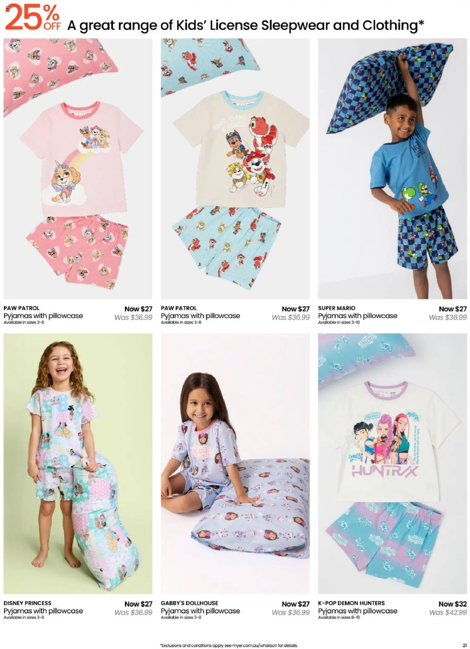 Myer catalogue - valid from 14/09/2026 | Page: 21 | Products: Sleepwear, Pyjamas, Dollhouse