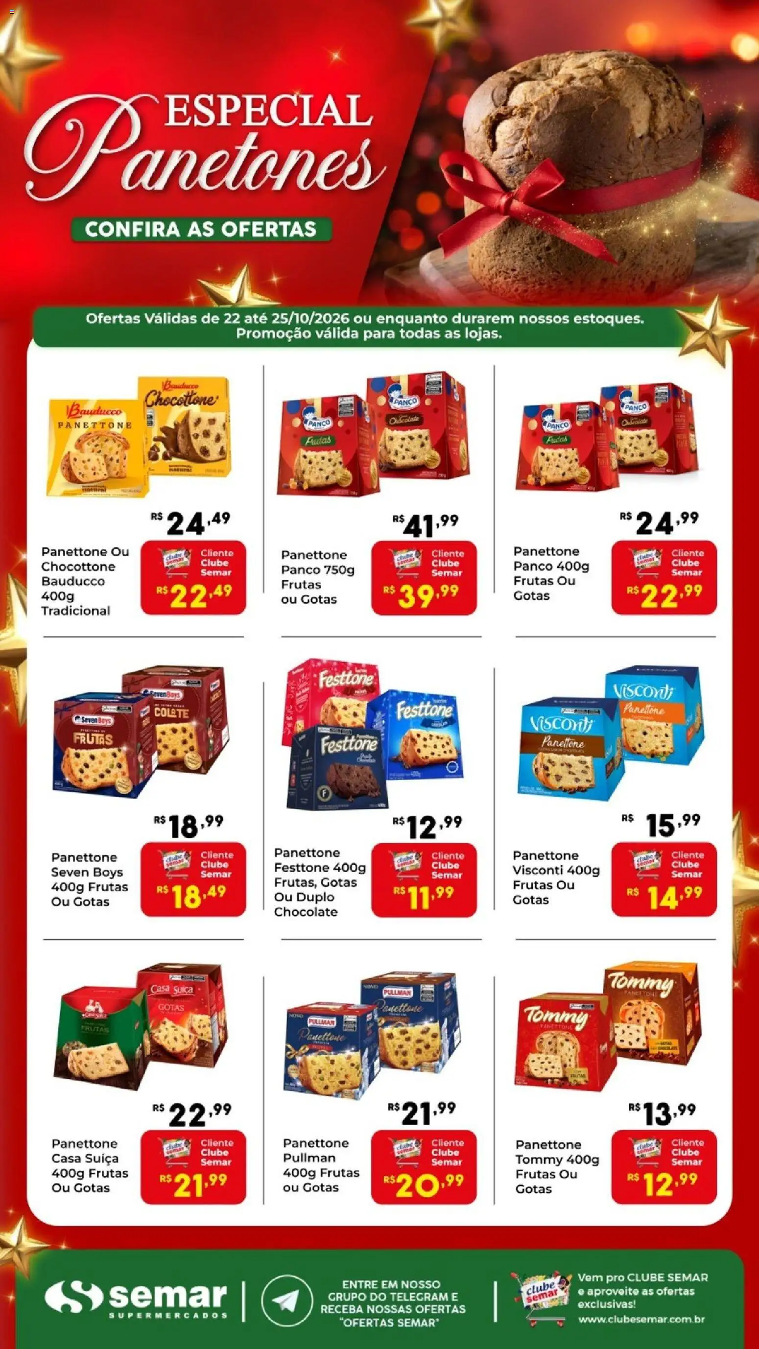 Semar Supermercado Folheto - válido de 22/10/2026 | Página: 1