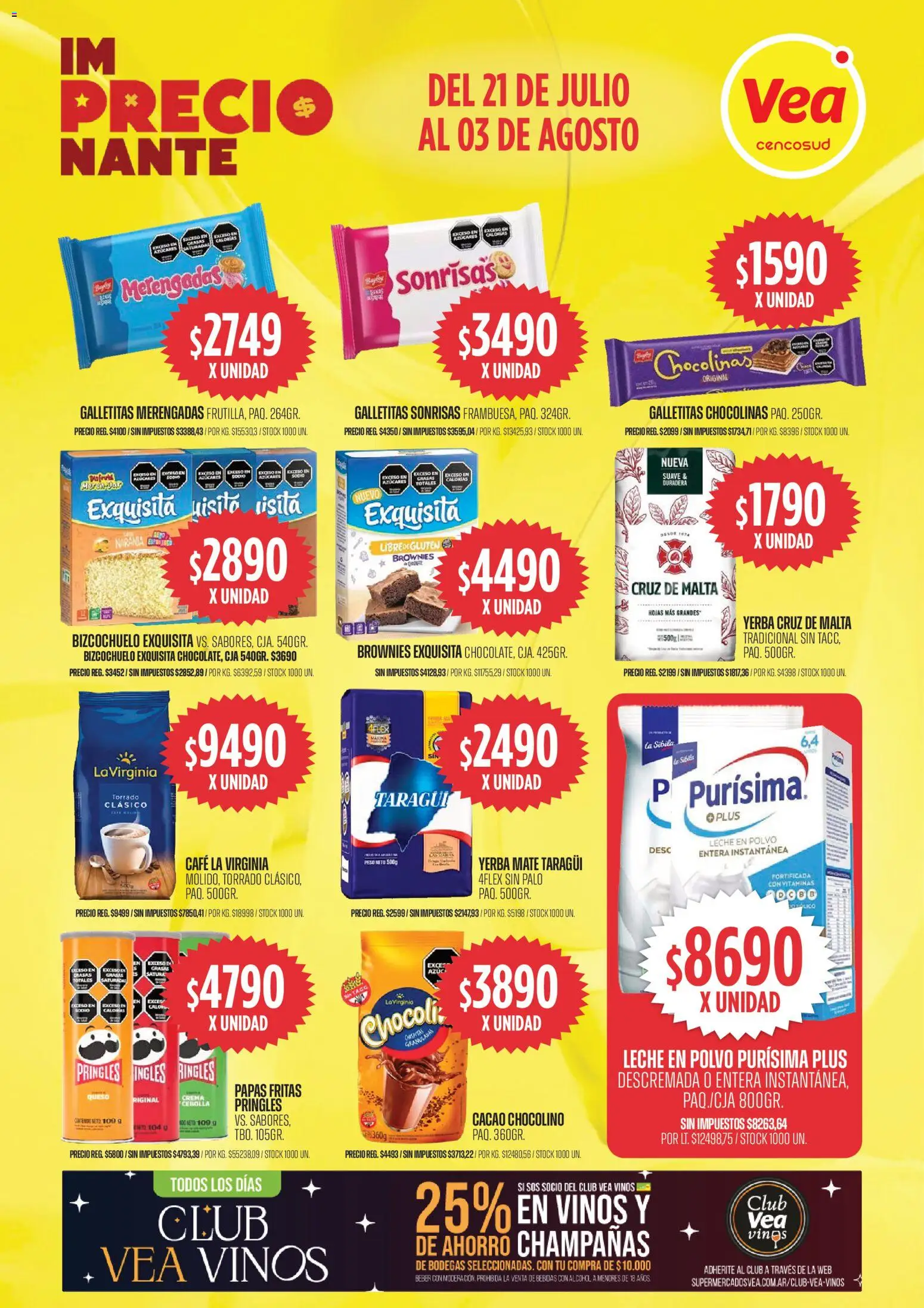 Vea ofertas │ válido desde el 21/07/2026 | Página: 5 | Productos: Cebolla, Leche, Café, Papas fritas