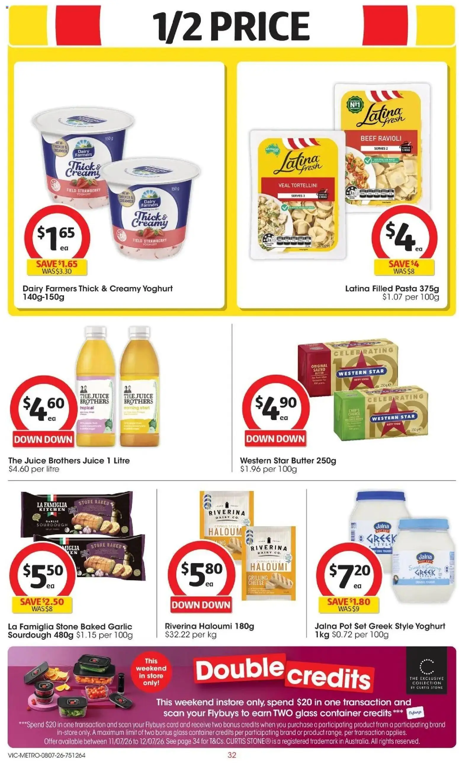 Coles catalogue - valid from 07/07/2026 | Page: 32 | Products: Pot, Dairy, Yoghurt, Garlic