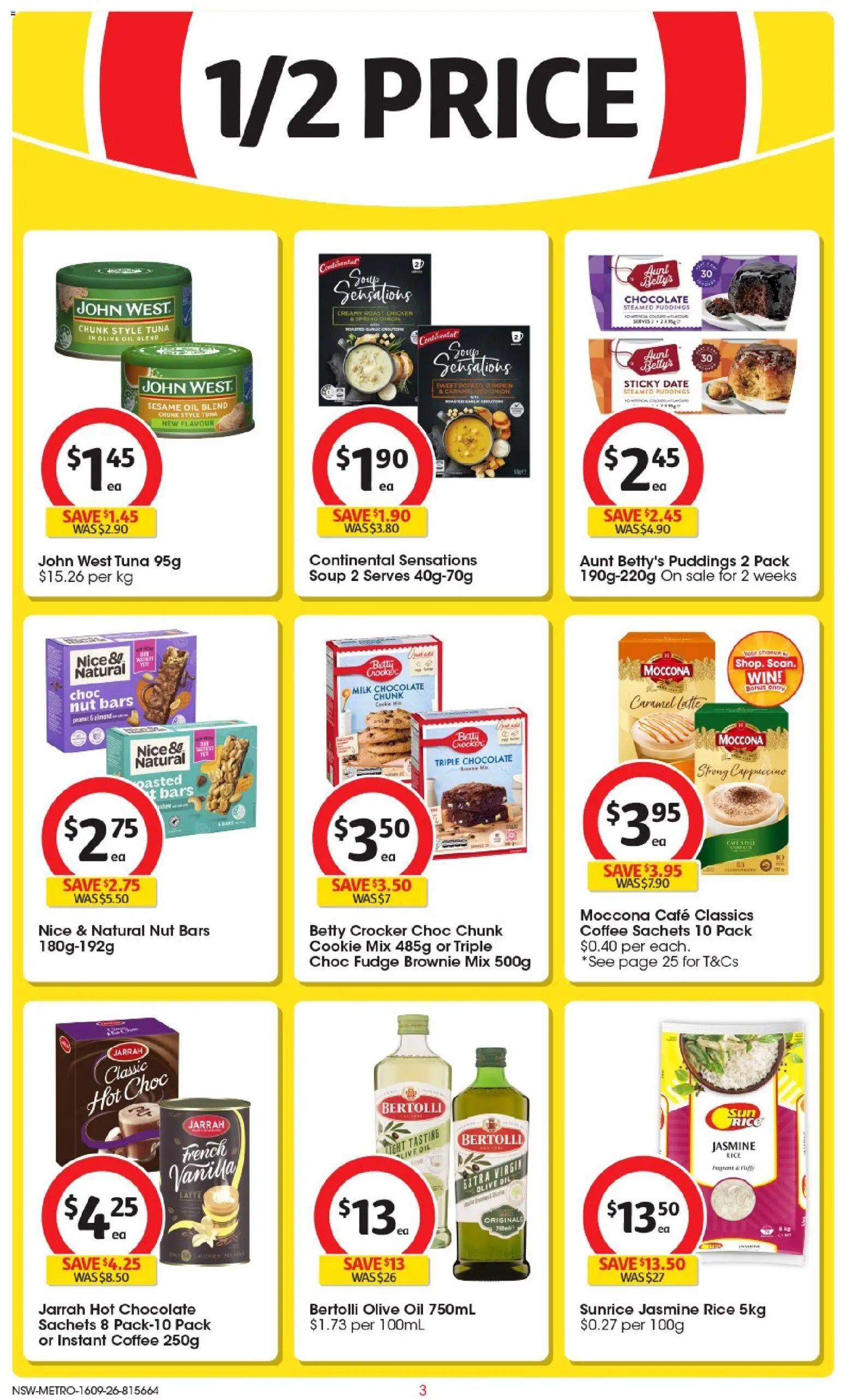 Coles catalogue - valid from 16/09/2026 | Page: 4 | Products: Sesame, Coffee, Pumpkin, Extra virgin olive oil