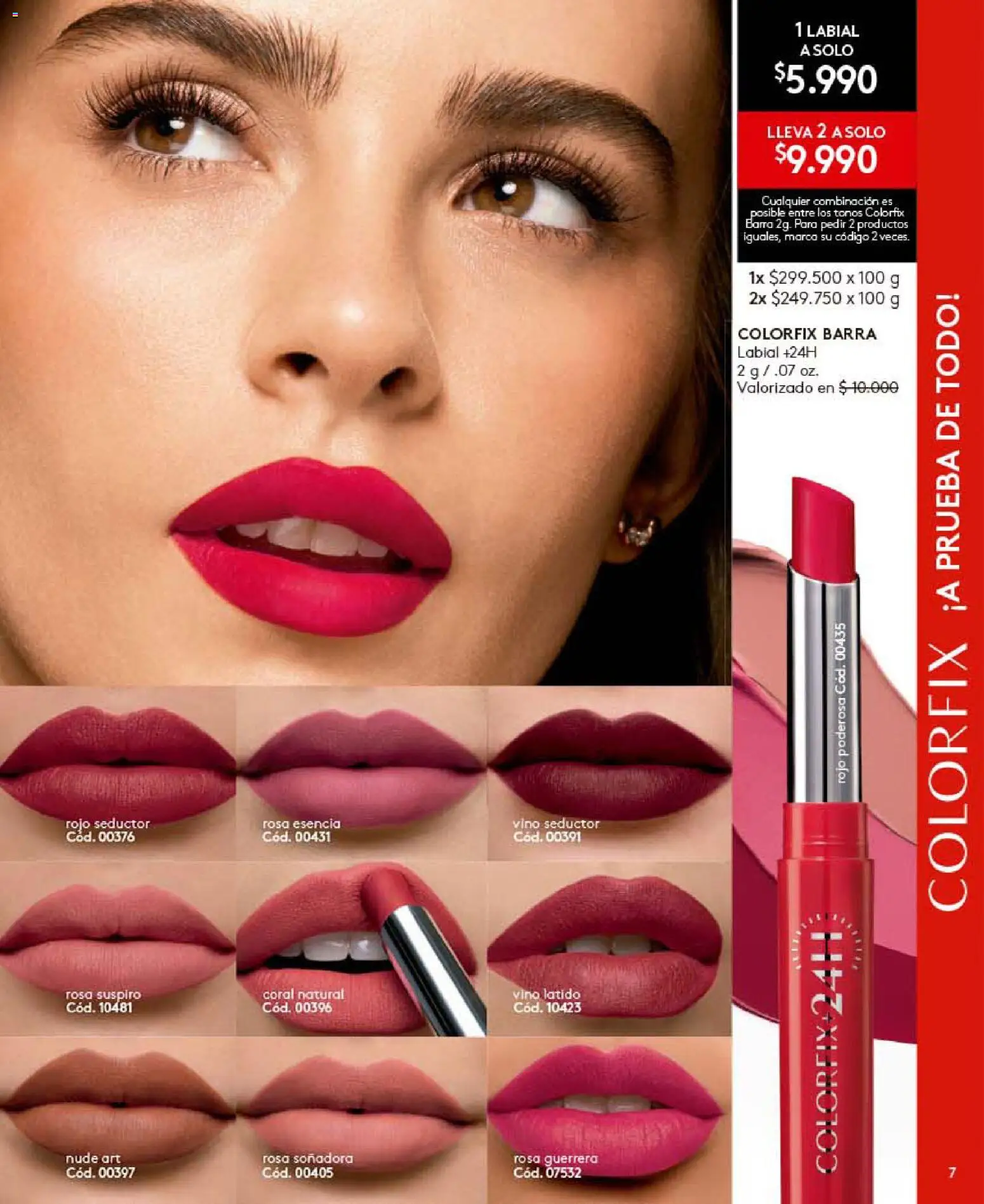 Catálogo Ésika Campaña 10 │ válido desde el 01.06.2026 | Página: 7 | Productos: Vino, Labial