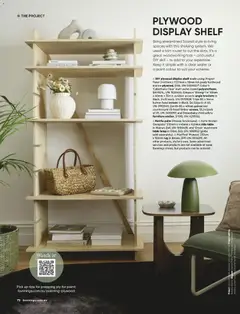 Preview of Bunnings Warehouse - Bunnings Magazine May/June 2026 - valid from 01.05.2026 | Page: 72 | Products: Shelf, Lamp, Plant, Watch