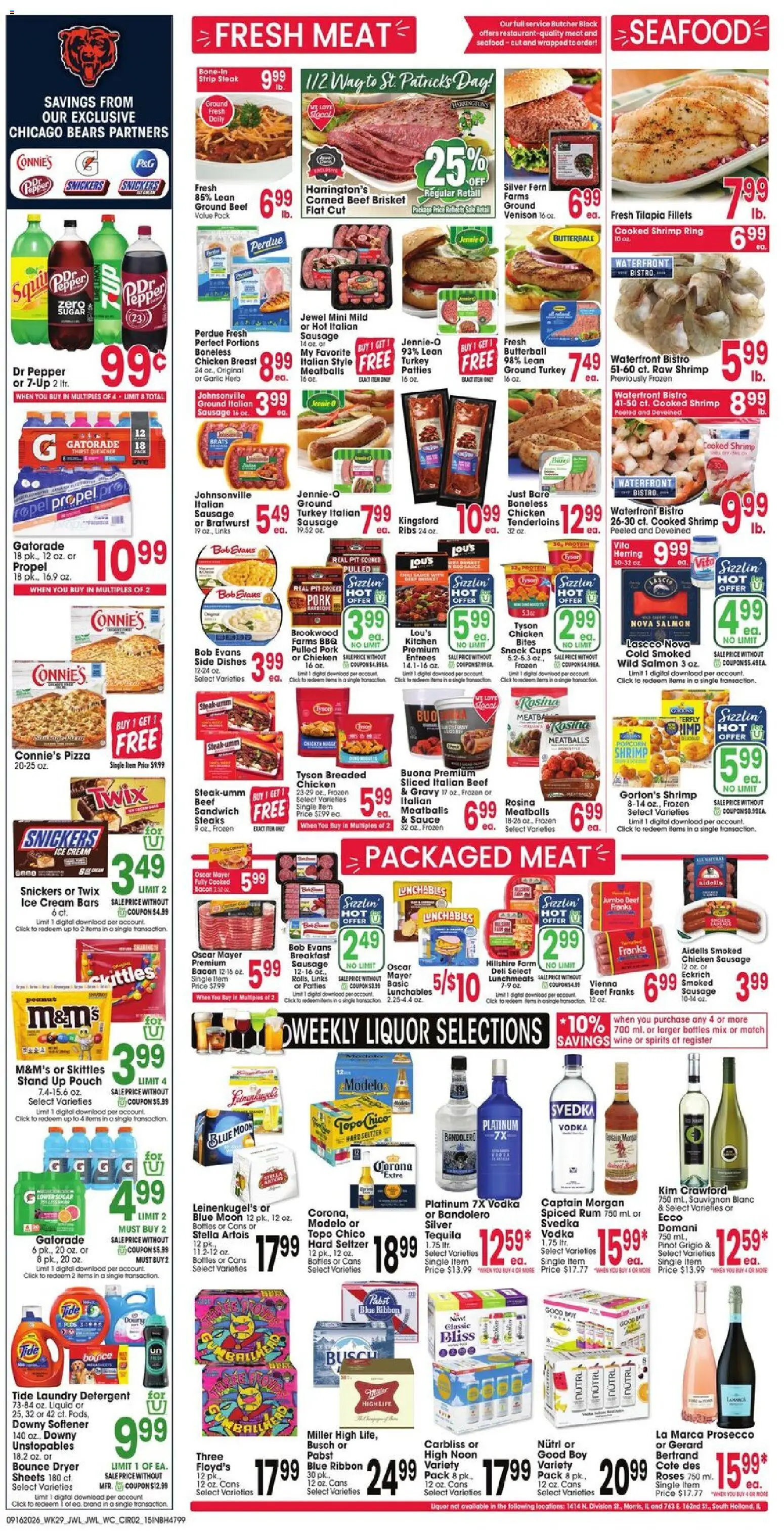 Jewel Osco Weekly Ad - IN - valid from 09/16/2026 | Page: 5 | Products: Chicken, Tequila, Herring, Rum