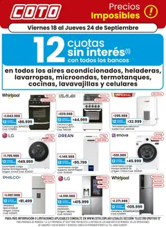 Vista previa Coto - Electro Motivo 1 válido desde el 18/09/2026
