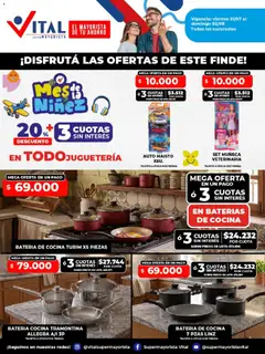 Vista previa Vital - Ofertas fin POSADAS válido desde el 31/07/2026 | Página: 3 | Productos: Cocina, Sobre, Batería