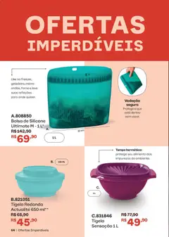Tupperware catálogo Vitrine 08 - Pré-Visualização do folheto da loja Tupperware, válido de 01/08/2026 | Página: 64