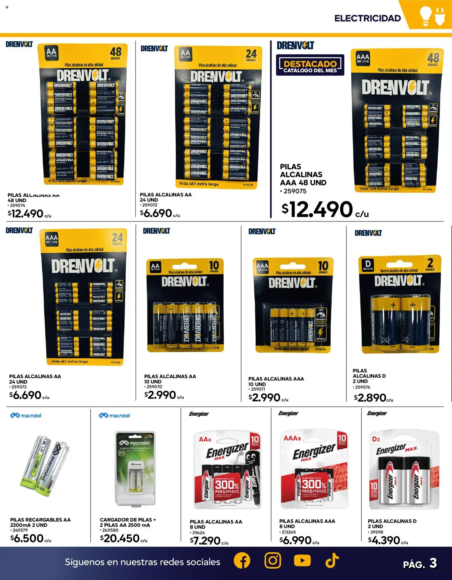 Construmart Ofertas │ válido desde el 30.06.2026 | Página: 3 | Productos: Cargador, Batería, Pilas