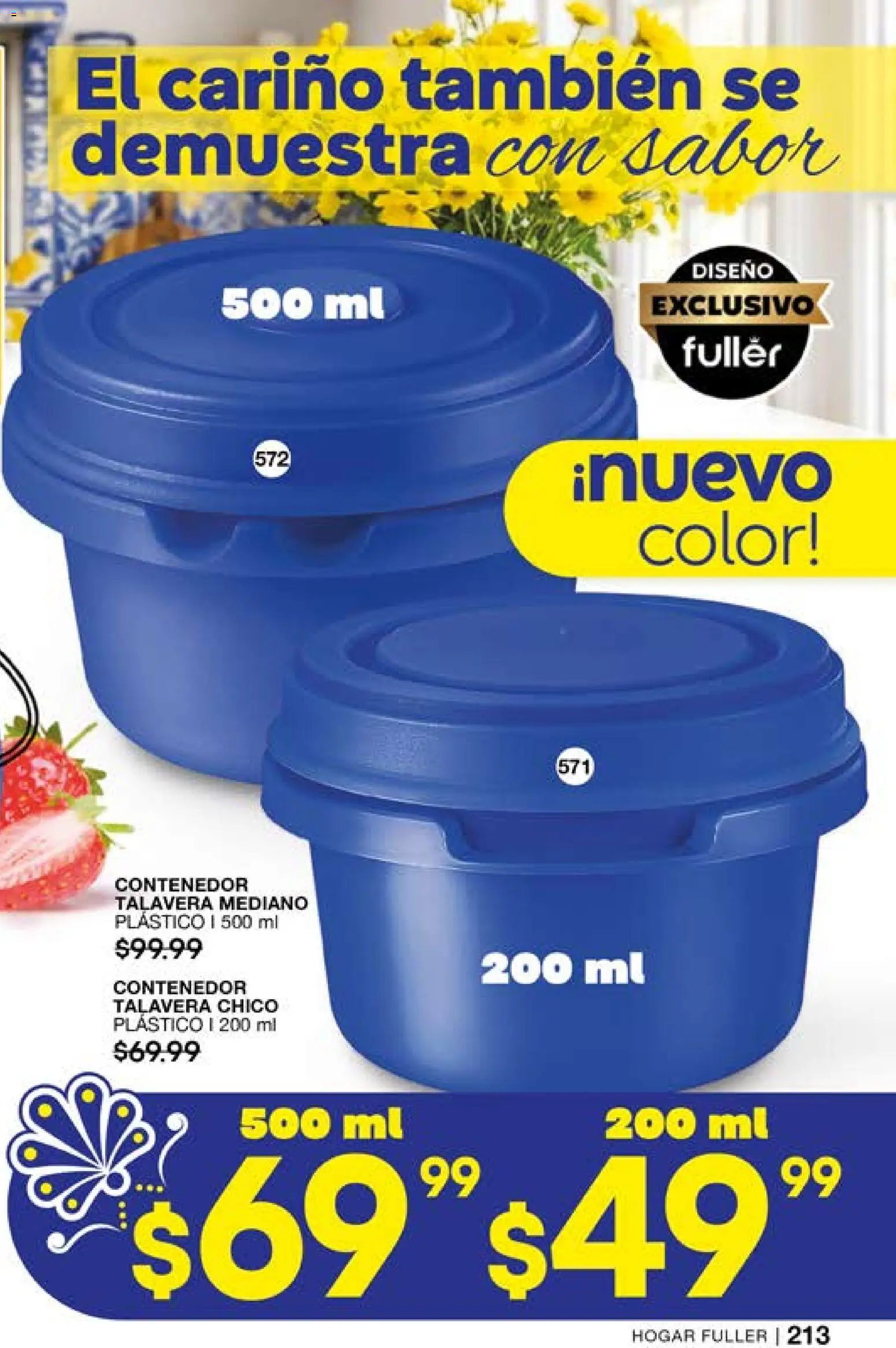 Nuevas ofertas de Fuller válidas en toda la República Mexicana desde el 01.04.2026. ¡Encuentra las mejores ofertas en Fuller campaña 26 2026! | Página: 213 | Productos: Contenedor