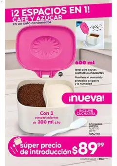 Vista previa de Fuller campaña 12 2026, nuevo folleto de la tienda, válido en México a partir del 16/09/2026 | Página: 194 | Productos: Café, Contenedor, Polvo, Azucarera