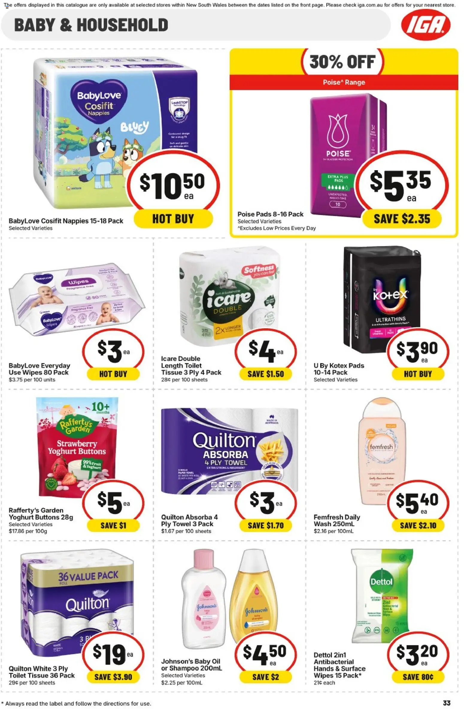 IGA catalogue - valid from 30/09/2026 | Page: 29 | Products: Fragrance, Yoghurt, Shampoo, Oil