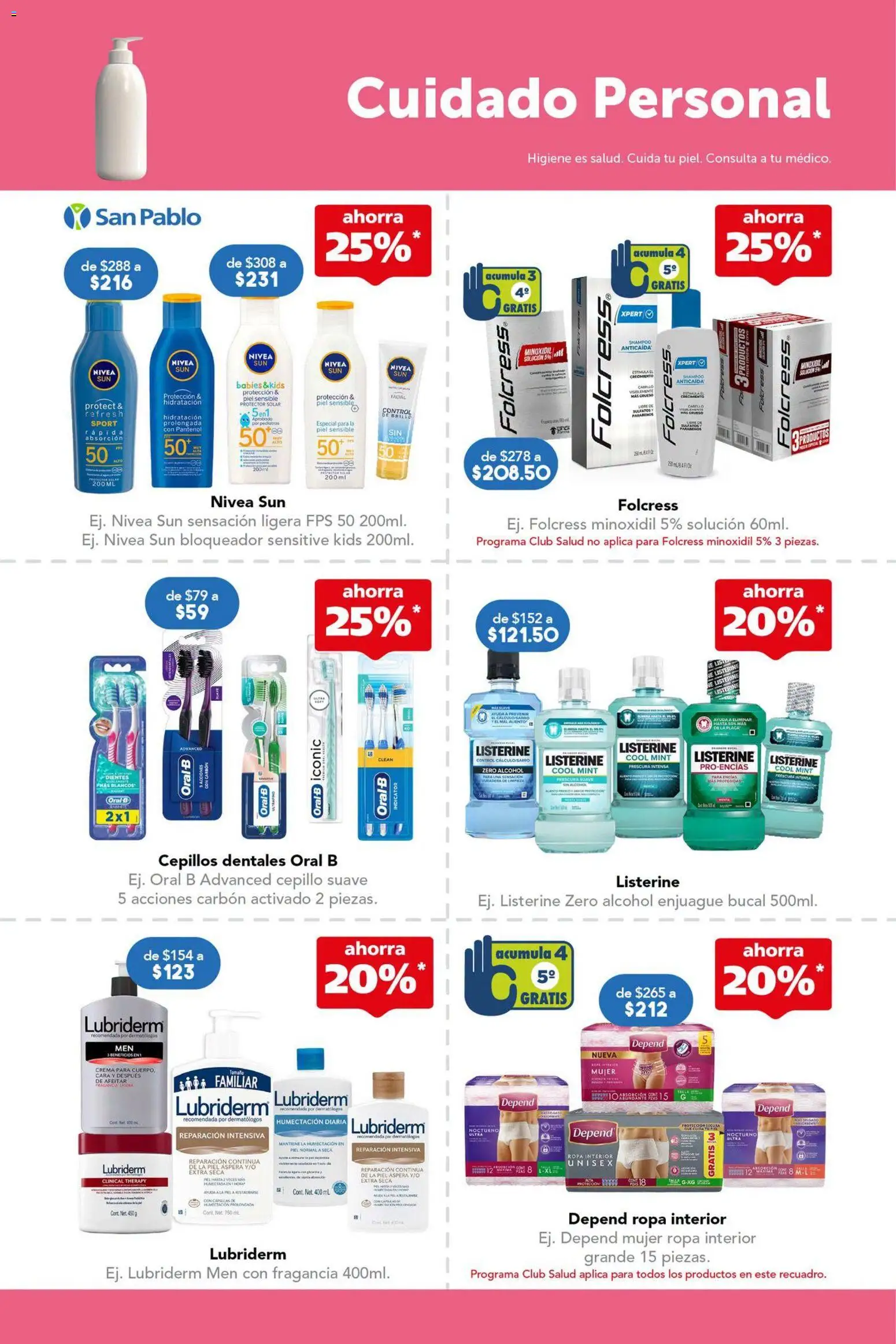 Nuevas ofertas de Farmacia San Pablo válidas en toda la República Mexicana desde el 23/08/2026. ¡Encuentra las mejores ofertas en Farmacia San Pablo catálogo! | Página: 9