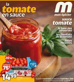 Preview of Metro circulaire - Cahier Sauce tomate from shop Metro valid from Sep 3, 2026