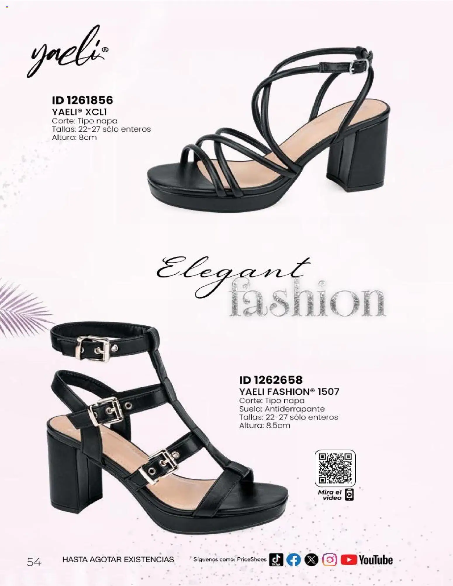 Nuevas ofertas de Price Shoes válidas en toda la República Mexicana desde el 23.04.2026. ¡Encuentra las mejores ofertas en Price Shoes catálogo Sandalias Fiesta & Vestir! | Página: 54 | Productos: Video