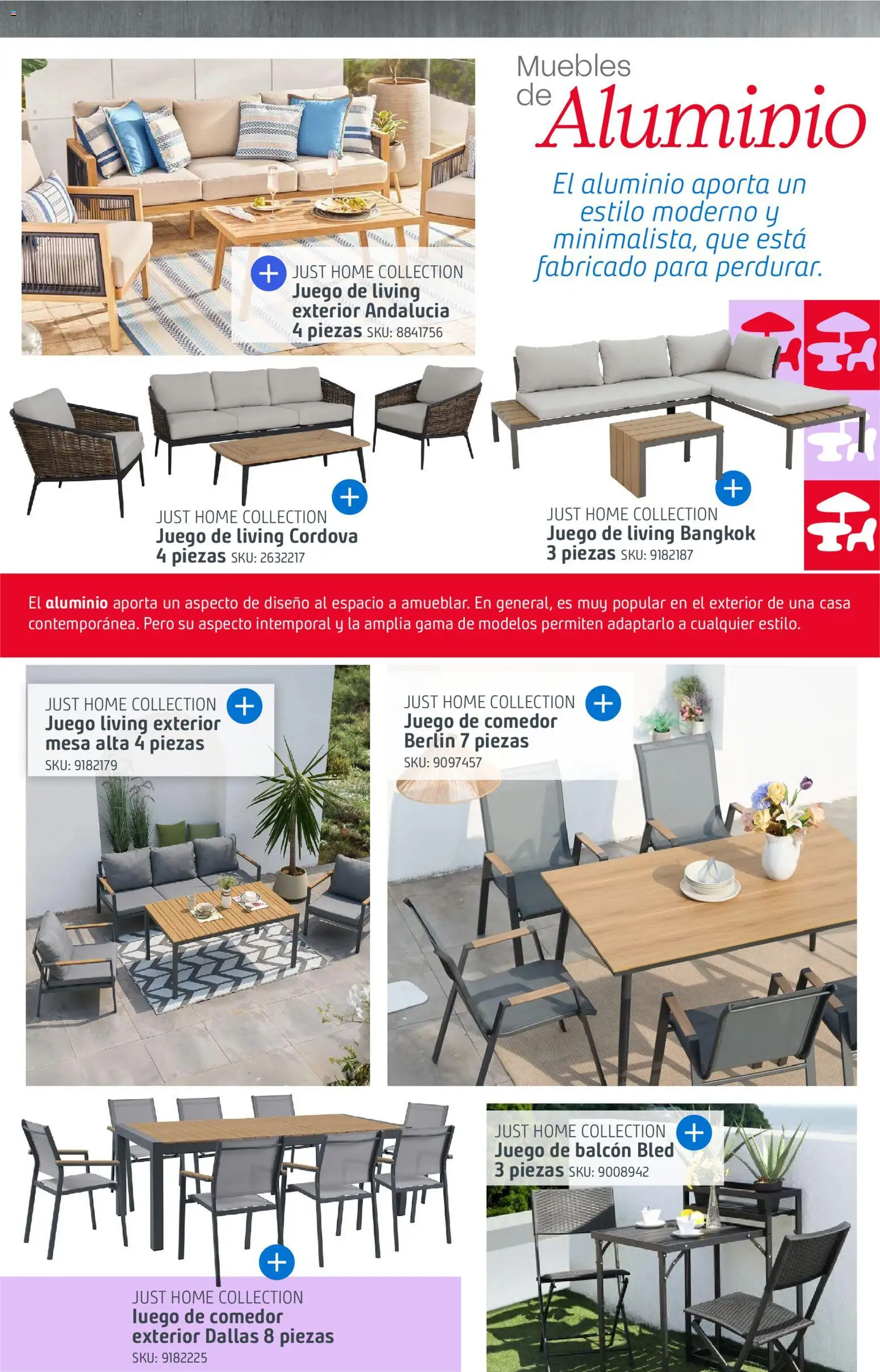 Sodimac - Catálogo Aire Libre │ válido desde el 14/09/2026 | Página: 11 | Productos: Juego de comedor, Living, Mesa