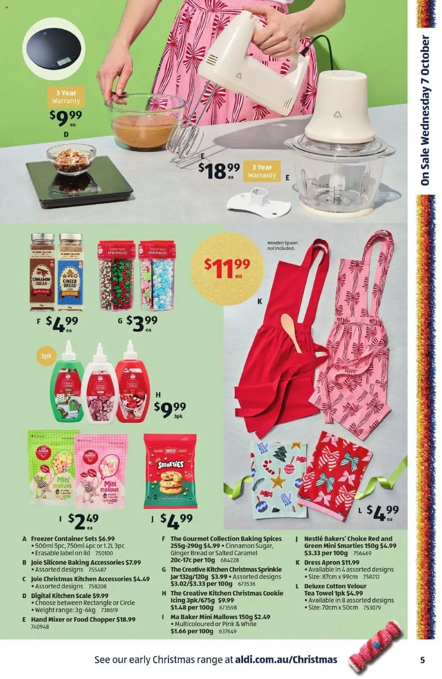 Aldi catalogue - valid from 07/10/2026 | Page: 5 | Products: Food, Dress, Accessories, Digital